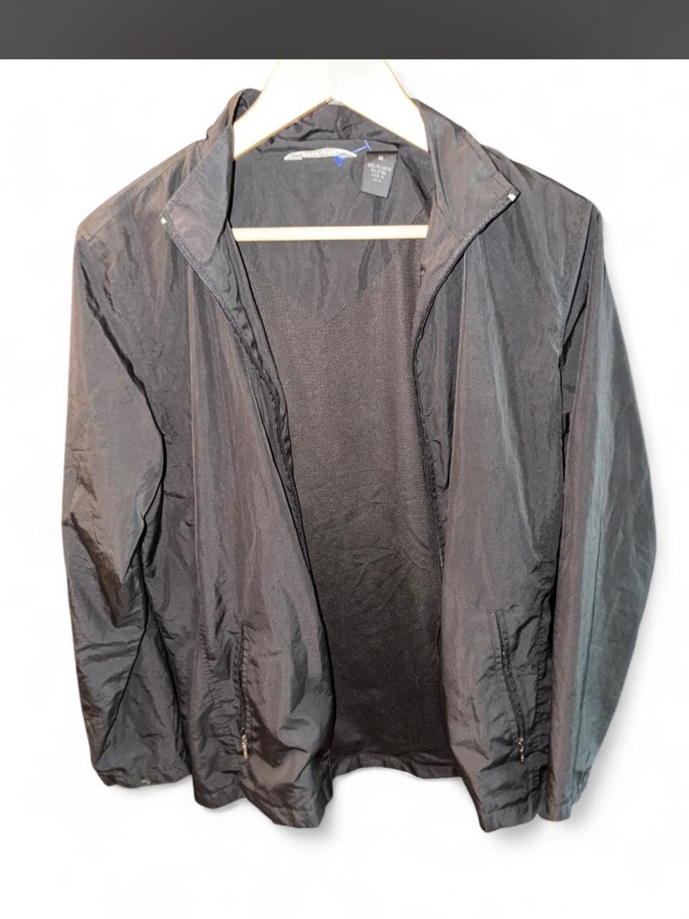Ping Men's Black Windbreaker Jacket